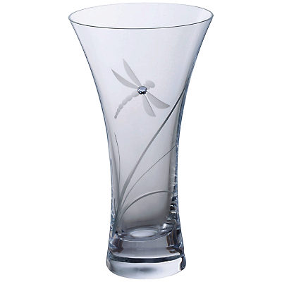 Dartington Crystal Dragonfly Vase, Small Dartington Crystal Dragonfly Vase, Small